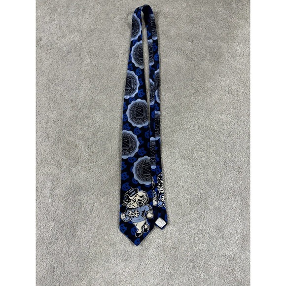 Other - Vintage University of North Carolina UNC Tar Heels Logo Mens 100% Silk‎ Neck Tie